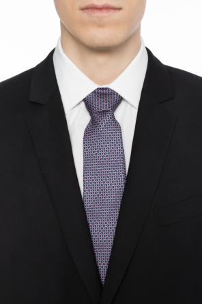 Logo-embroidered tie, zdjęcie 2 Logo-embroidered tie od Salvatore Ferragamo